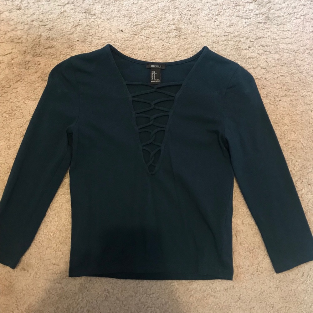 Cropped Forever 21 Shirt